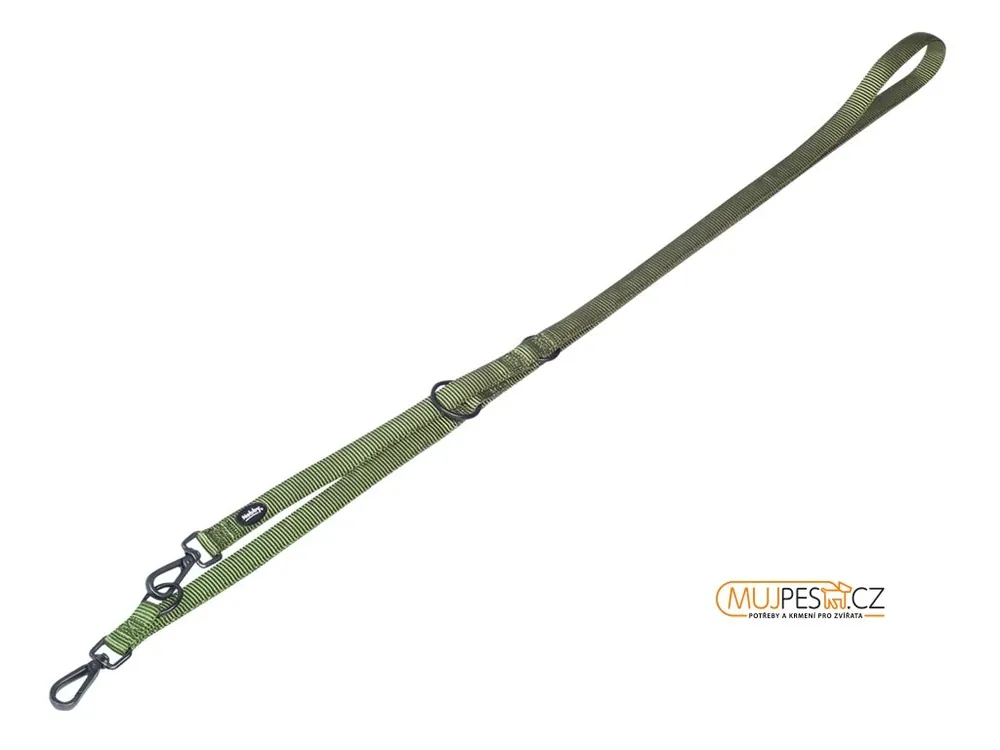 Pouze Dnes Nobby CLASSIC COMFORT vodítko nylon zelená S-M 2m 20mm