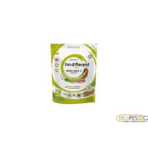 I´M DIFFERENT Duck DINNER, mrazem sušené raw krmivo s kachnou, 156 g Levný
