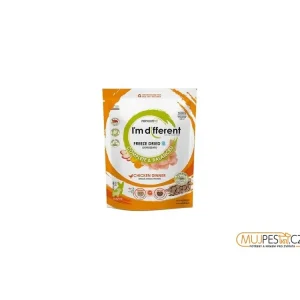 Výprodej I´M DIFFERENT Chicken DINNER, mrazem sušené raw krmivo s kuřetem, 156 g