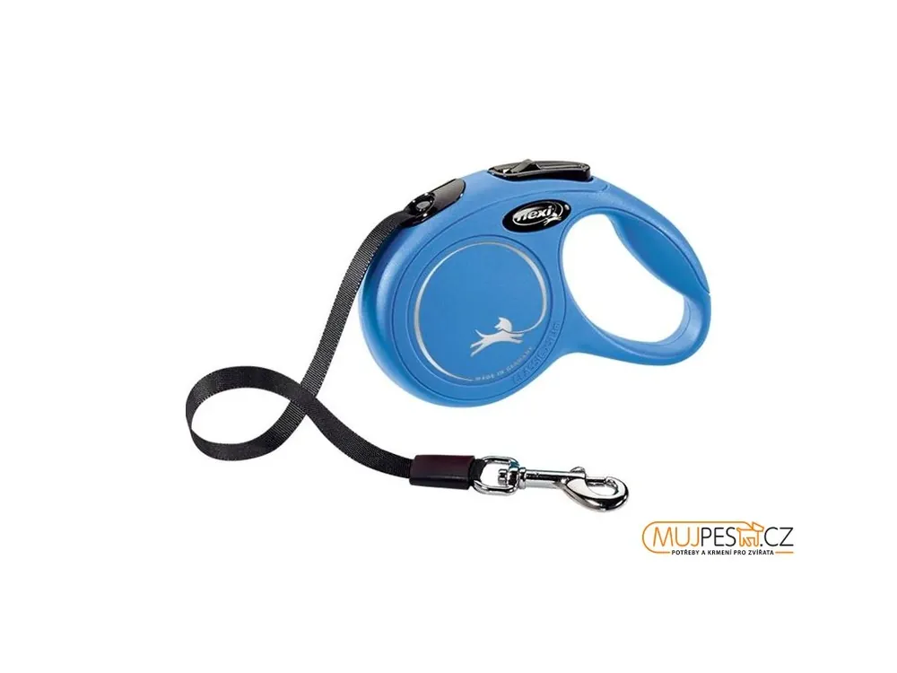 Flexi Classic NEW XS pásek 3 m modré 12 kg Odeslání Ihned