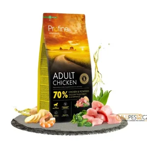 Profine Dog Dry Adult Chicken + 12kg balení jako 10+2kg ZDARMA Vysoce Kvalitní