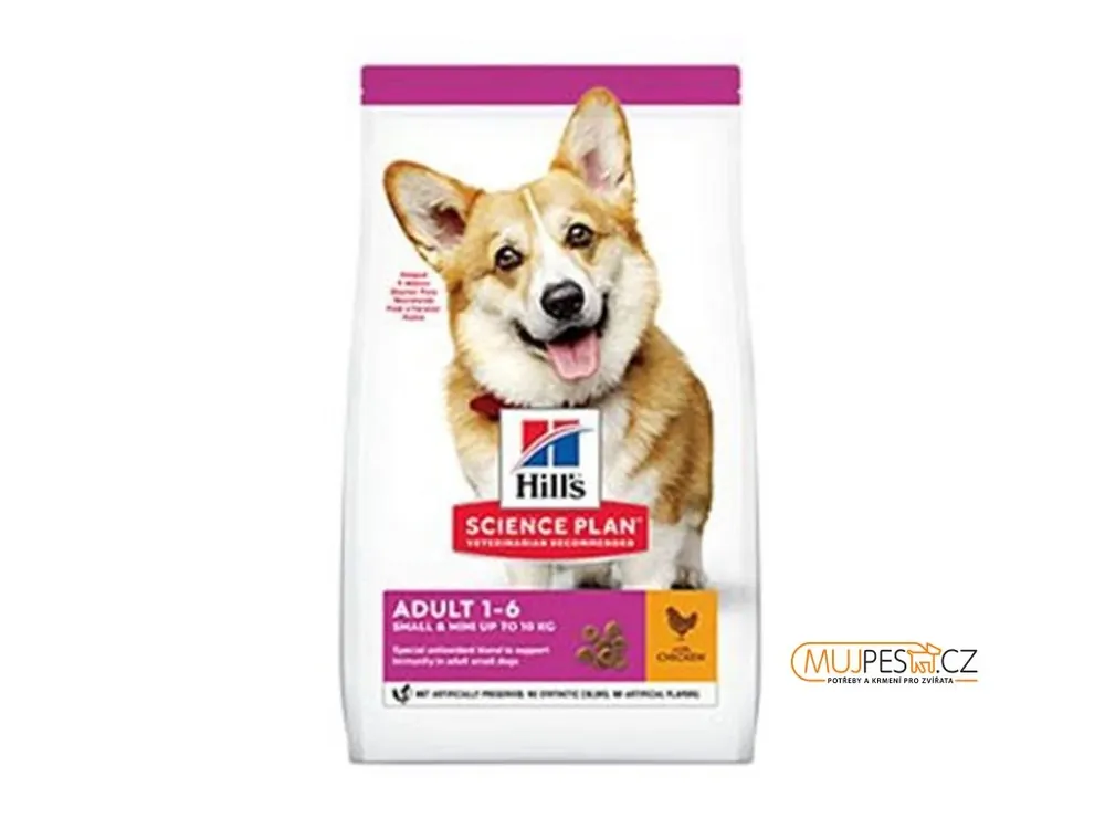 Autentický Hill‘s Can.Dry SP Adult Small&Mini Chicken