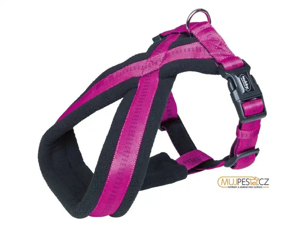 Nobby Soft Grip Comfort Postroj Do X Fialový L/Xl 70-100Cm Vysoce Kvalitní