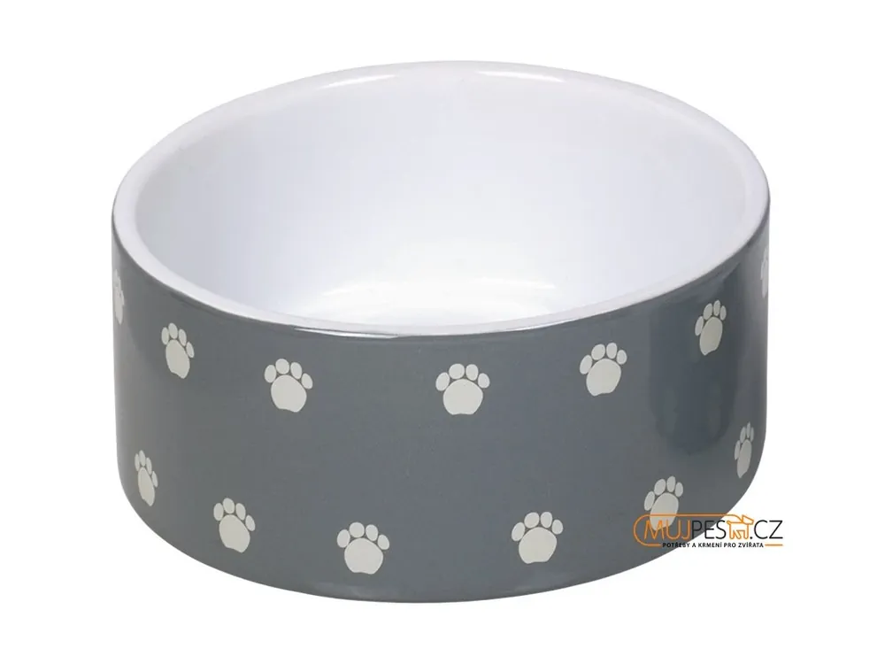 Nobby keramická miska PATA šedá 18,0 x 7,0 cm / 1,10 l Bezpečná Platba