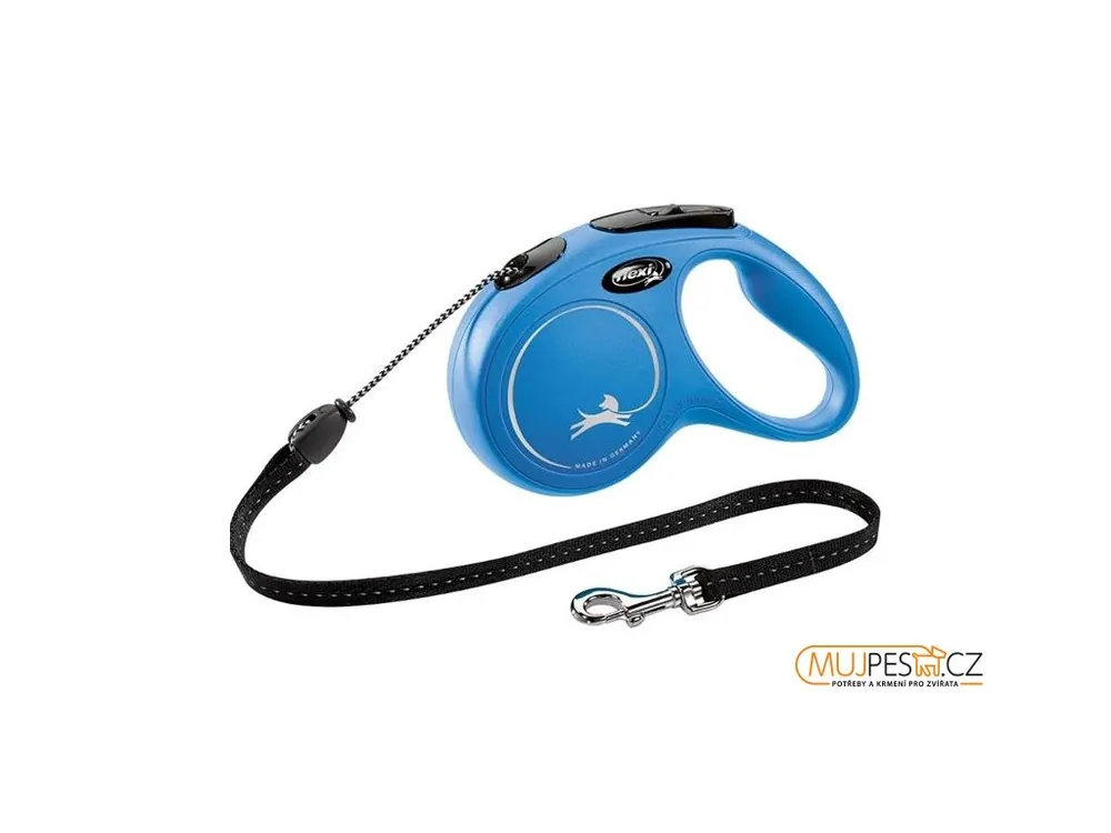 Flexi Classic NEW M lanko 5 m modré 20 kg Finální Výprodej