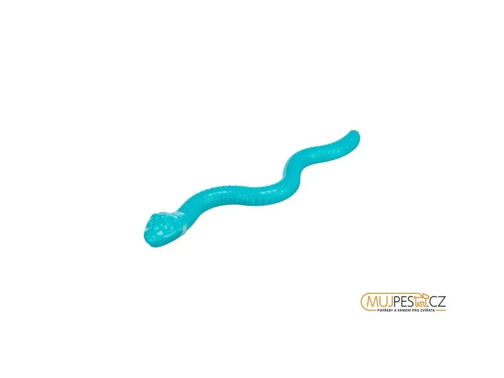 Nová Kolekce Snack Snake, had na pamlsky, TPR, 59 cm, petrolejová