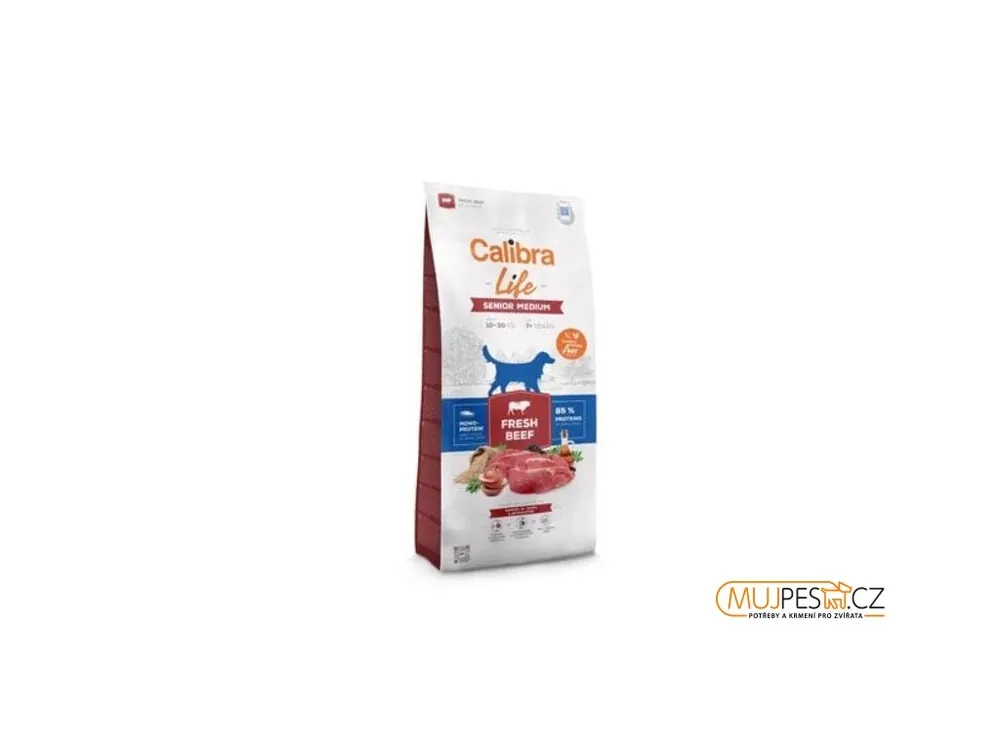 Víkendová Akce Calibra Dog Life Senior Medium Fresh Beef