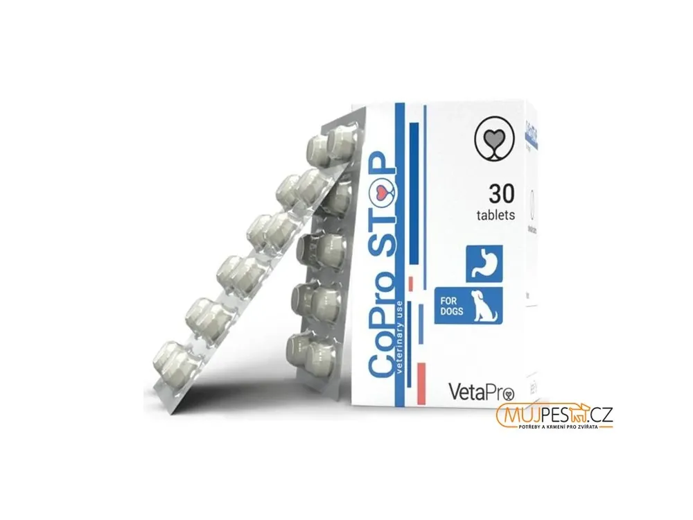 Levný VetaPro Copro Stop 30 tbl.