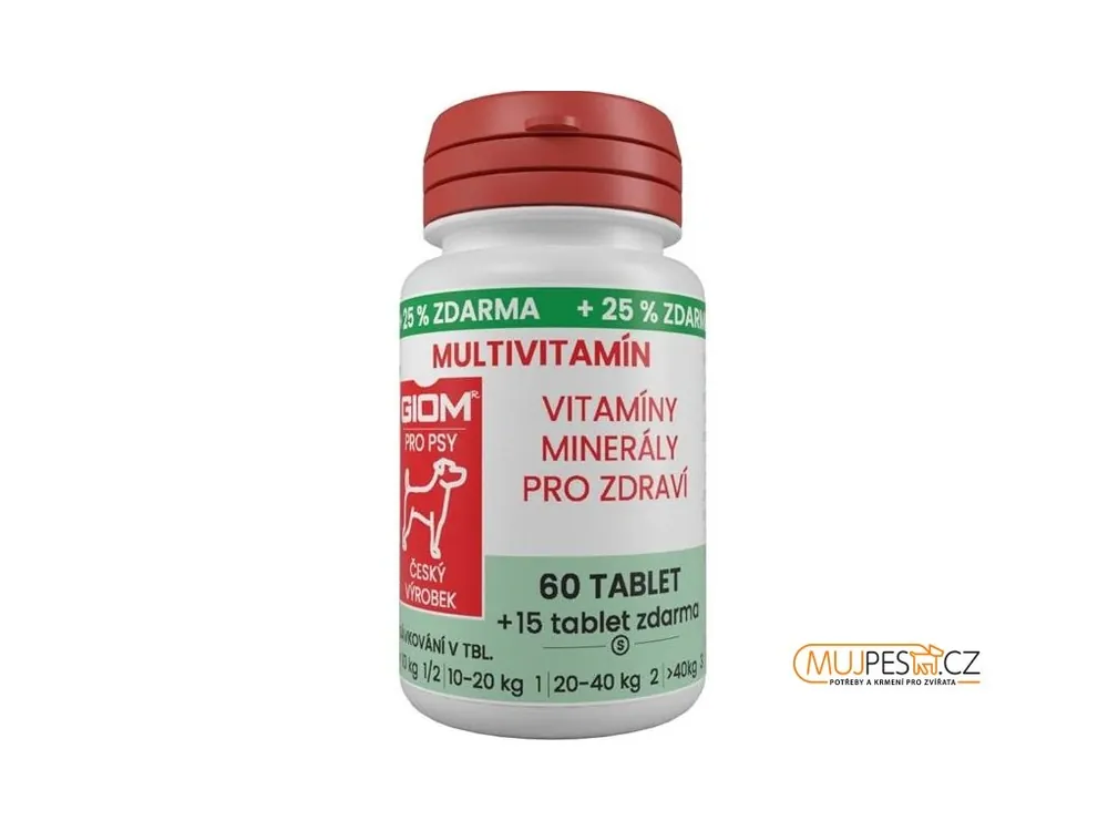 Bezpečná Platba Giom S Multivitamín pro psy a kočky