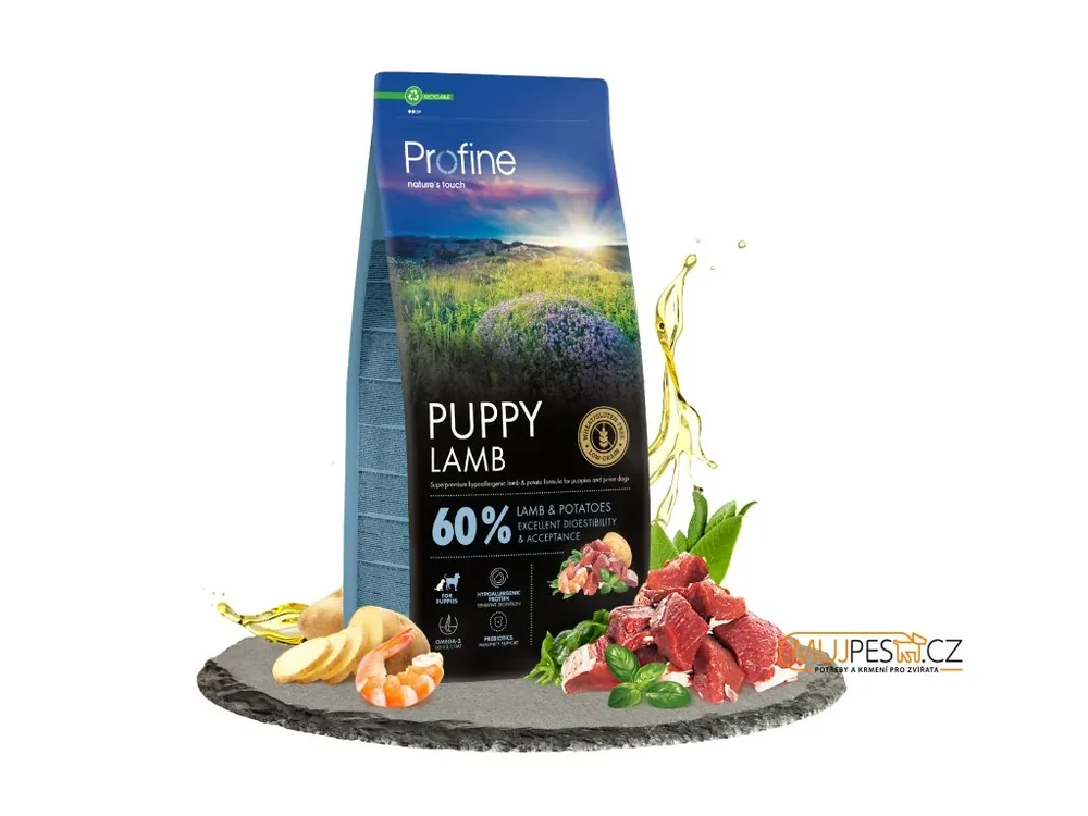 Profine Dog Dry Puppy Lamb & Potatoes + 12kg balení jako 10+2kg ZDARMA Expresní Doručení