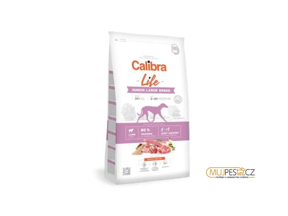 Calibra Dog Life Junior Large Breed Lamb Značkový