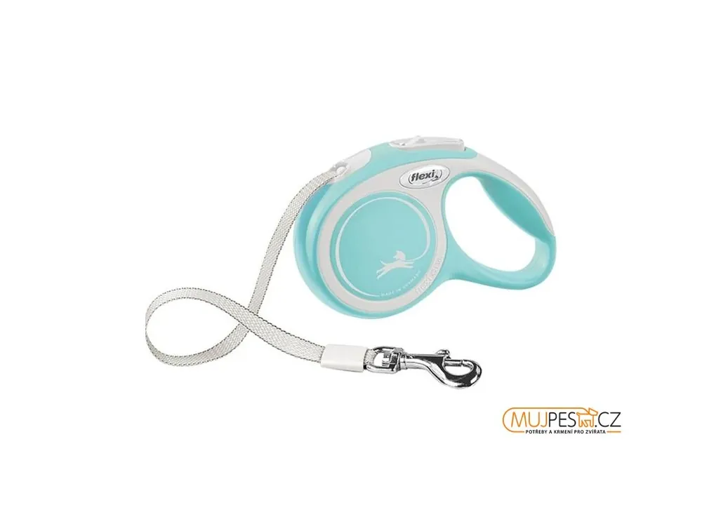 Flexi New Comfort XS pásek 3 m sv. modré 12 kg Výprodej