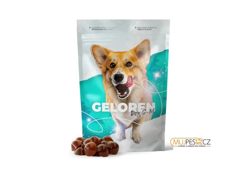 Ověřený Geloren DOG S-M, 180 g (60ks)