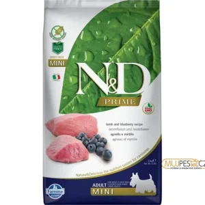N&D PRIME DOG Adult Mini Lamb & Blueberry Cenový Hit