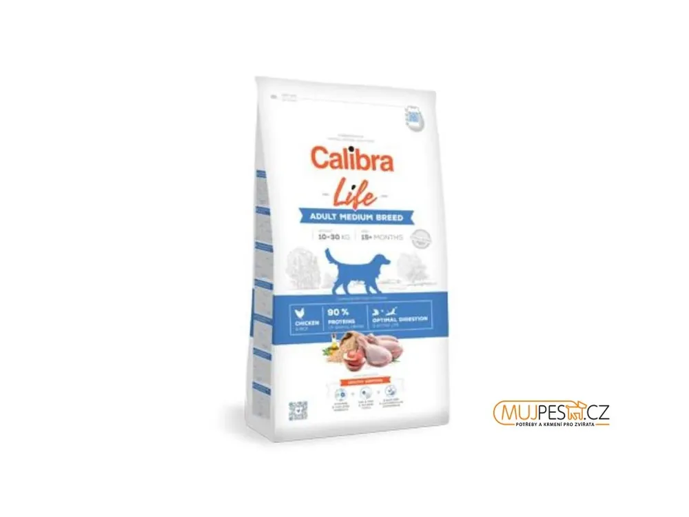 Calibra Dog Life Adult Medium Breed Chicken Značkový