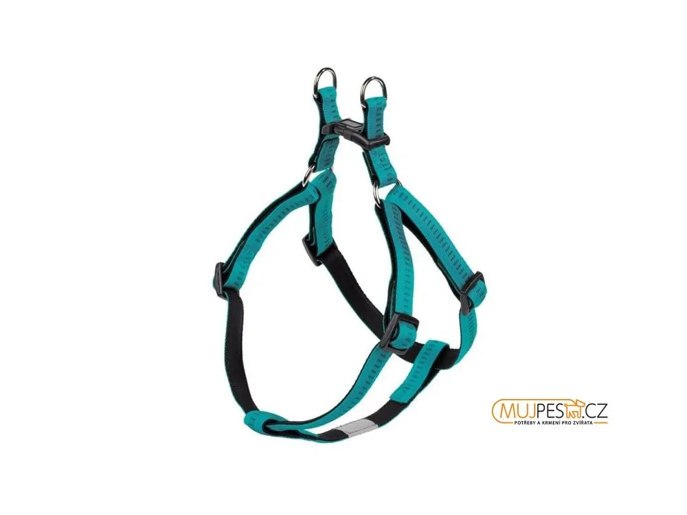 Dokud Zásoby Vydrží Nobby Soft Grip Postroj Nylon 60-86Cm / 25Mm Tyrkysová