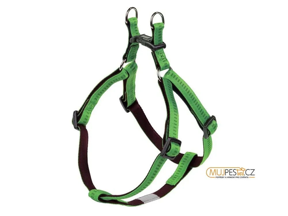 Nobby Soft Grip Postroj Nylon 60-86Cm / 25Mm Zelená Sleva