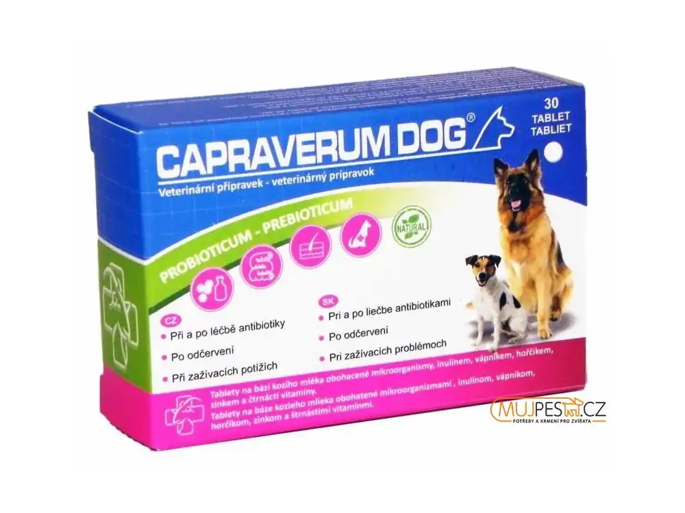 CAPRAVERUM DOG probioticum-prebioticum 30tbl Cenově Výhodný