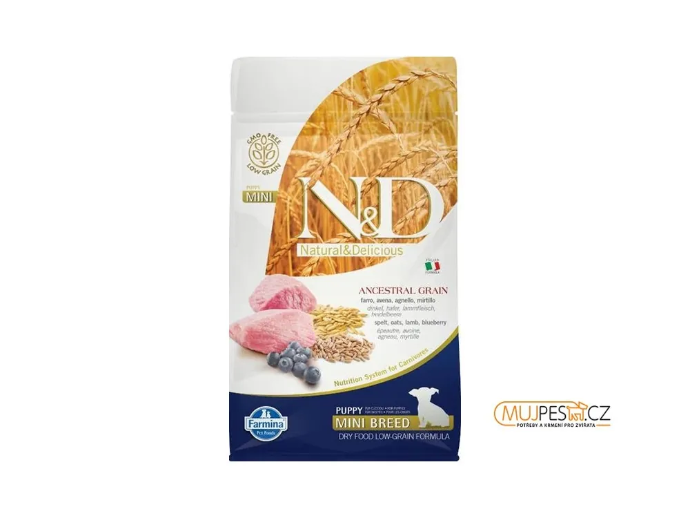 N&D LG DOG Puppy Mini Lamb & Blueberry Must-Have