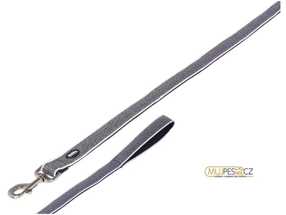 Koupit Online Nobby CAYO vodítko nylon-neopren šedá M-L 120cm