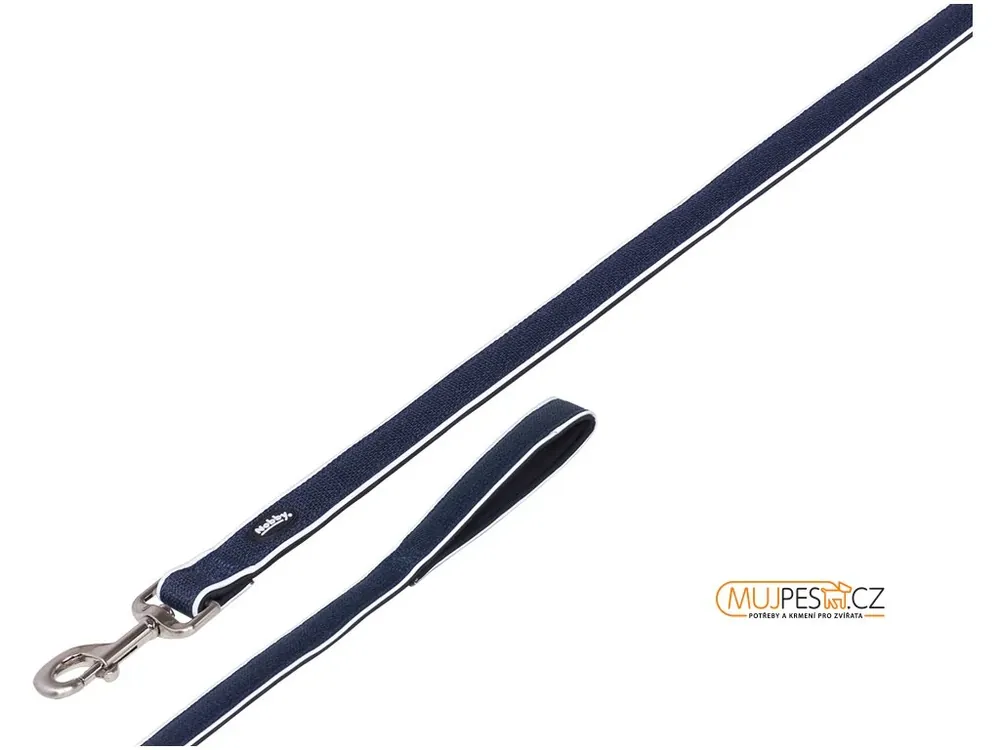 Cenový Hit Nobby CAYO vodítko nylon-neopren modrá M-L 120cm