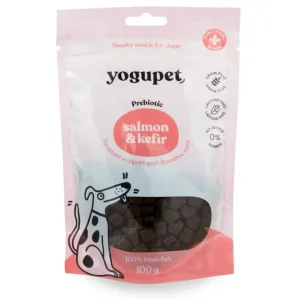 Nízká Cena BALENÍ 10 ks – Yogupet Snack pro psy – s lososem a kefírem 100 g