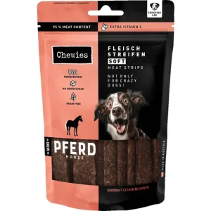 BALENÍ 8 ks – Chewies Fleischstreifen Soft Koňské maso Mini 70 g Bezpečná Platba