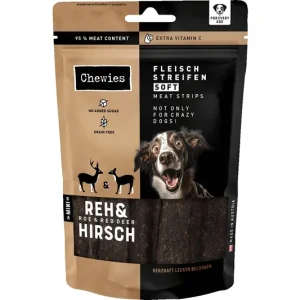 Horká Nabídka BALENÍ 8 ks – Chewies Fleischstreifen Soft Srnčí a jelení maso Mini 70 g