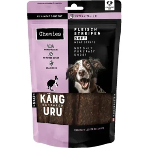 BALENÍ 10 ks – Chewies Fleischstreifen Soft Klokaní maso Maxi 150 g Akční Cena