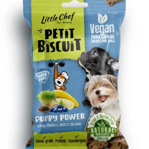 Dokud Zásoby Vydrží Little Chef Pettit Biscuit Grain Free – Puppy Power 100 g