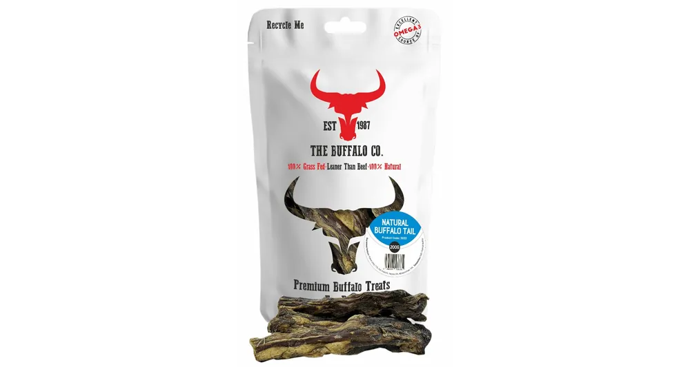 Bezpečná Platba The Buffalo Co. Sušené buvolí ocásky 200 g