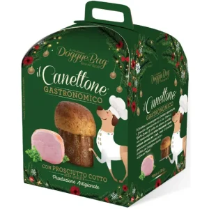 Akce DoggyeBag Canettone Gastronomico Vánoční dezert s vařenou šunkou 125 g