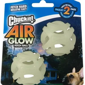 Bezpečná Platba Chuckit! Air Glow Ball děrované svíticí míčky – Small 5 cm – 2 ks