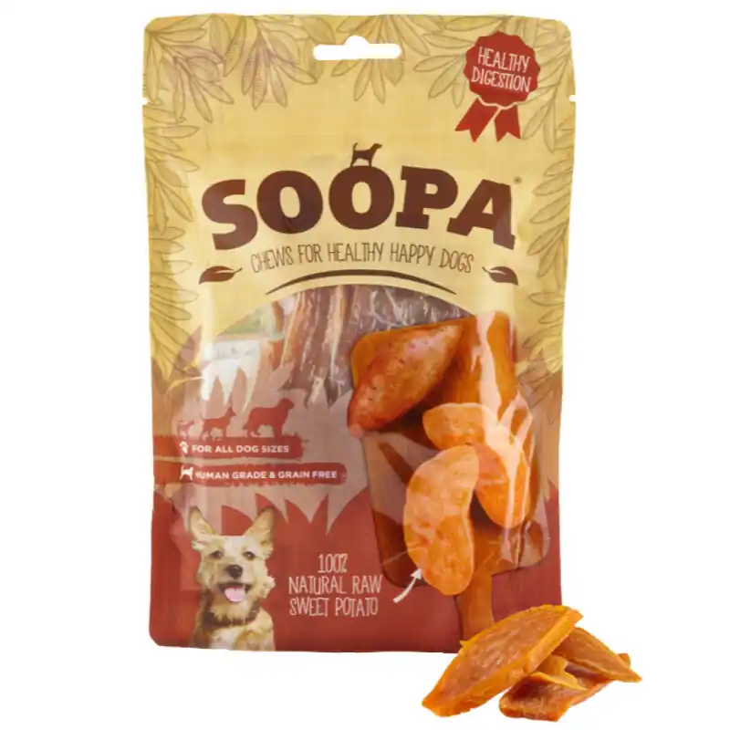 Vysoce Kvalitní Soopa Natural Chews Batáty 100 g