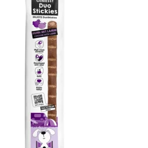 BALENÍ 40 ks – Lucky Jim DuoStickies kuře s jehněčím 15 g Nová Kolekce