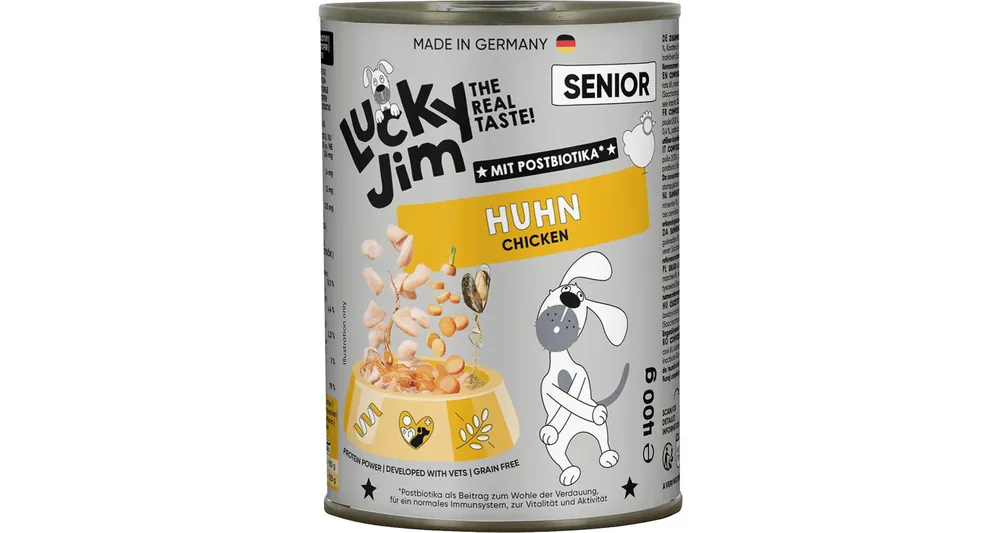 Lucky Jim Classic Senior s kuřecím masem 400 g Autentický