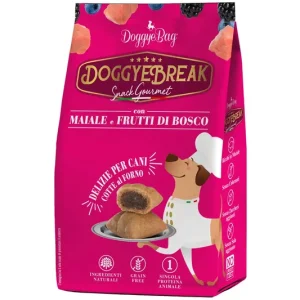 DoggyeBag DoggyeBreak s vepřovým masem a lesními plody 180 g – EXPIRACE 09/2026 Poslední Šance