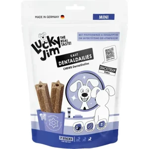 Akční Nabídka BALENÍ 8 ks – Lucky Jim DentalDailies Dentální tyčinky s mátou Mini 170 g
