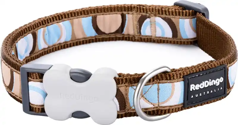 Red Dingo obojek – Circadelic Brown – 12 mm x 20-32 cm Oblíbený