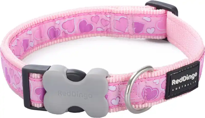 Red Dingo obojek – Breezy Love Pink – 12 mm x 20-32 cm Originální