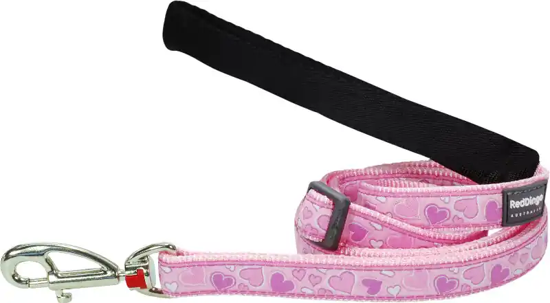 Red Dingo vodítko – Breezy Love Pink – 12 mm x 1,8 m Nejlepší Volba
