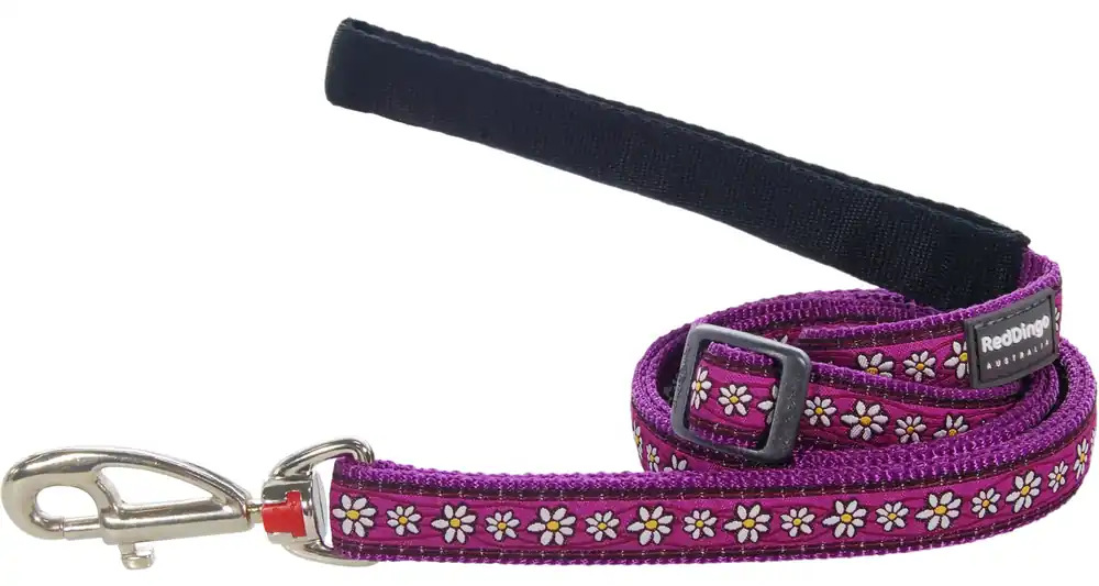 Zlevněný Red Dingo vodítko – Daisy Chain Purple – 12 mm x 1,8 m