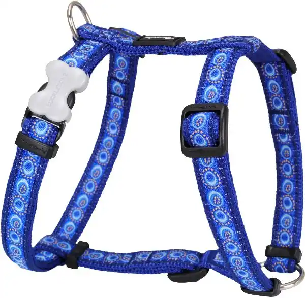 Red Dingo postroj – Cosmos Blue – 12 mm x 30-44 cm Must-Have