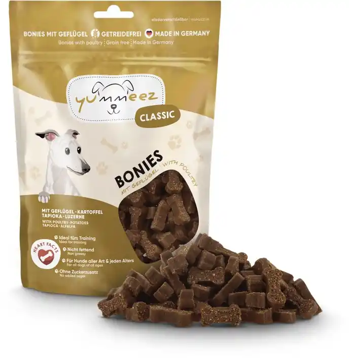 Dokud Zásoby Vydrží Yummeez Classic Bonies s drůběžím masem 175 g