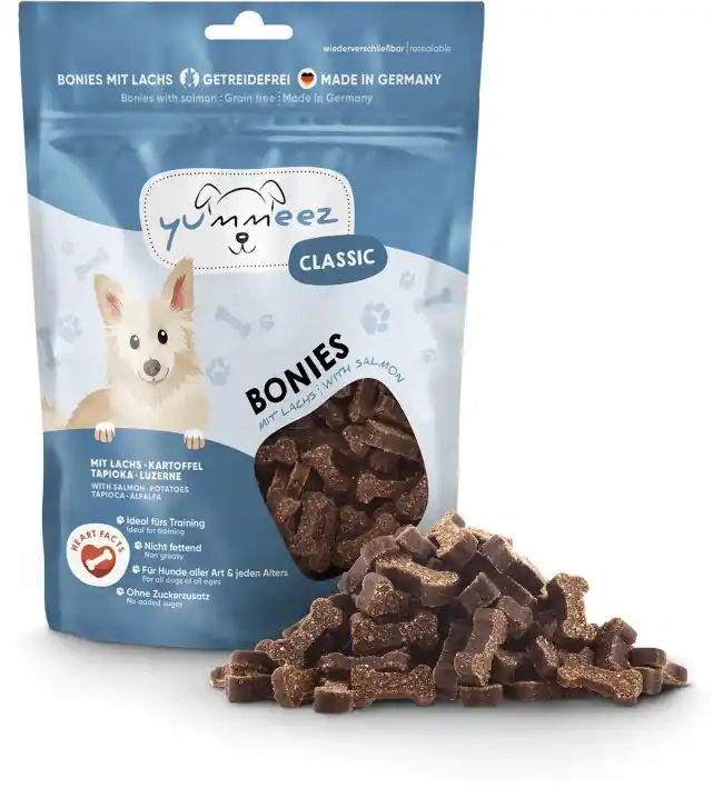 Rychlé Dodání Yummeez Classic Bonies s lososem 175 g
