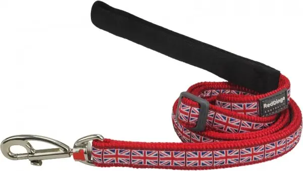 Hit Sezóny Red Dingo vodítko – Union Jack Flag – 12 mm x 1,8 m