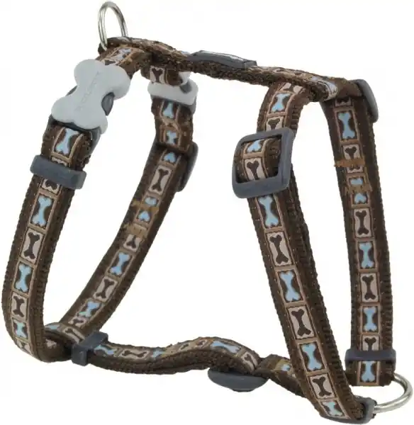 Bezpečná Platba Red Dingo postroj – Bone Yard – 12 mm x 30-44 cm