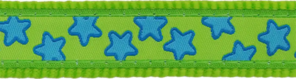 Cenový Hit Red Dingo vodítko přepínací – Stars Turquoise – 20 mm x 2 m