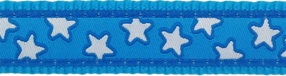 Objednat Nyní Red Dingo vodítko přepínací – Stars White – 25 mm x 2 m