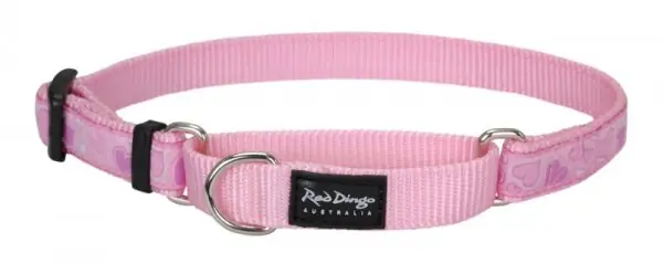 Red Dingo obojek polostahovací – Breezy Love Pink – 15 mm x 26-40 cm Akční Nabídka